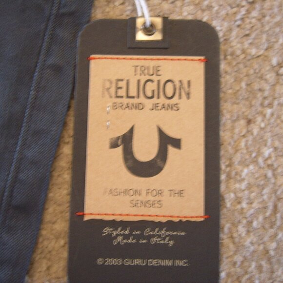 Brand New True Religion Women Jeans sz 26 Made in Italy Sample - Picture 3 of 4